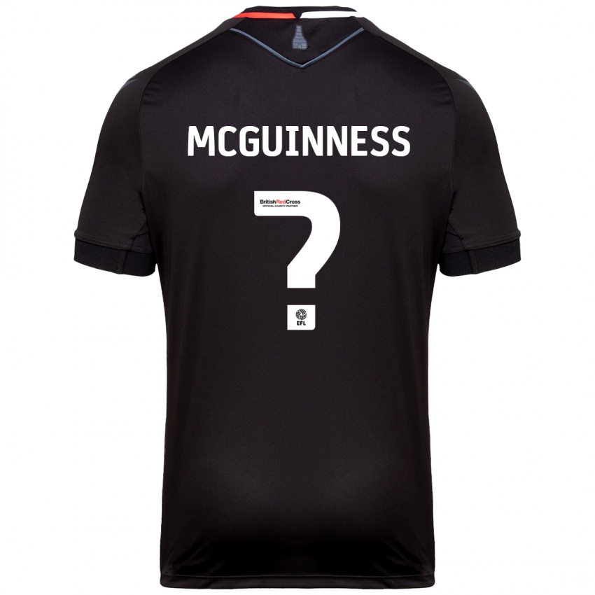 Kinder Dara Mcguinness #0 Schwarz Auswärtstrikot Trikot 2024/25 T-Shirt Österreich