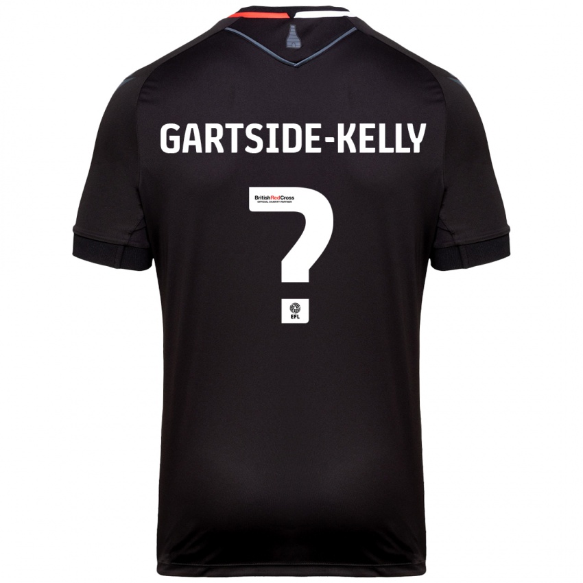 Kinder Gabriel Gartside-Kelly #0 Schwarz Auswärtstrikot Trikot 2024/25 T-Shirt Österreich