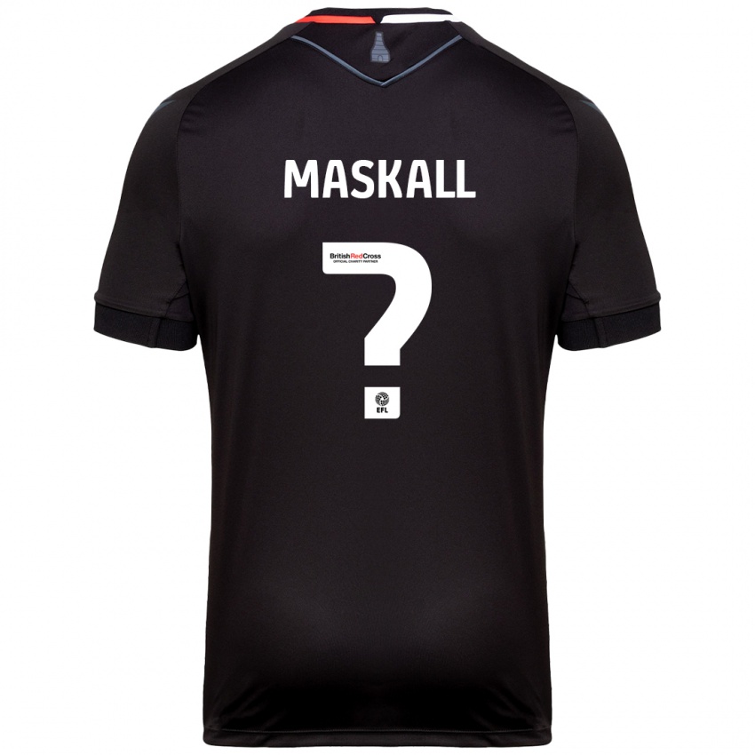 Kinder Josh Maskall #0 Schwarz Auswärtstrikot Trikot 2024/25 T-Shirt Österreich