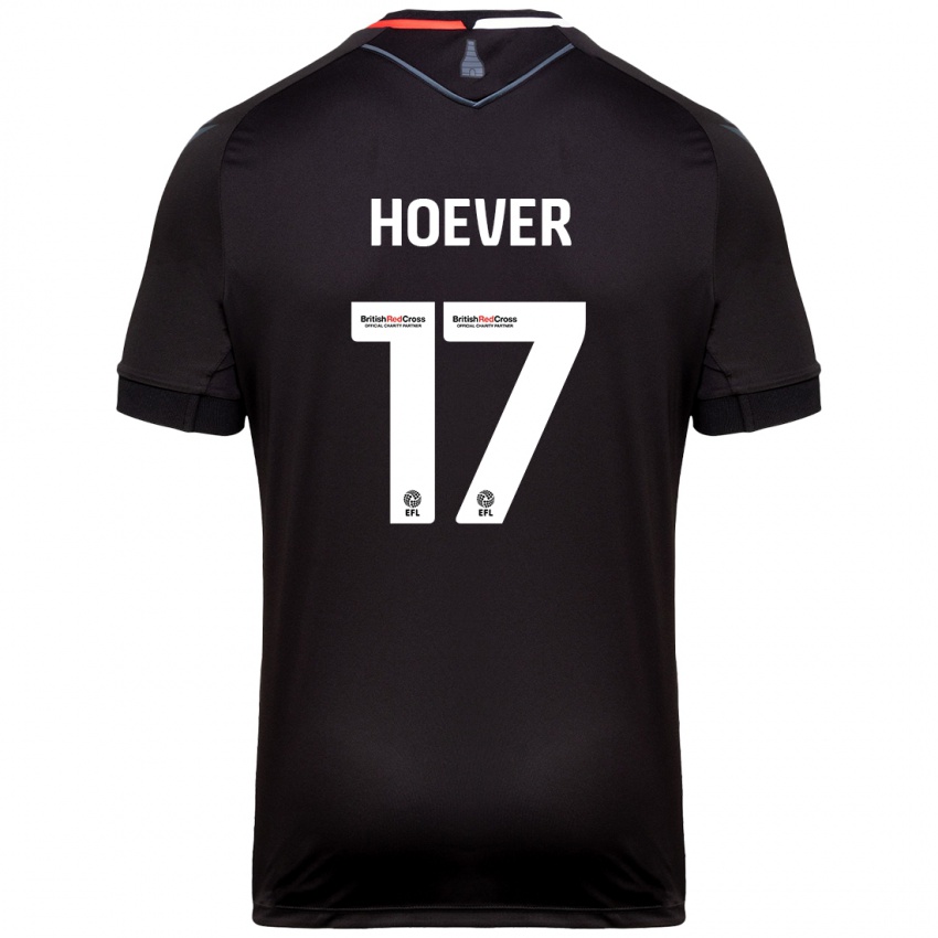 Kinder Ki-Jana Hoever #17 Schwarz Auswärtstrikot Trikot 2024/25 T-Shirt Österreich