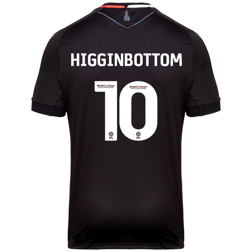 Kinder Alice Higginbottom #10 Schwarz Auswärtstrikot Trikot 2024/25 T-Shirt Österreich