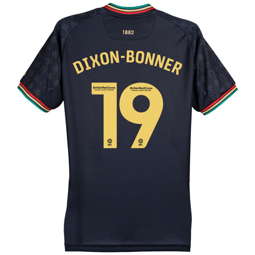 Kinder Elijah Dixon-Bonner #19 Dunkelmarineblau Auswärtstrikot Trikot 2024/25 T-Shirt Österreich