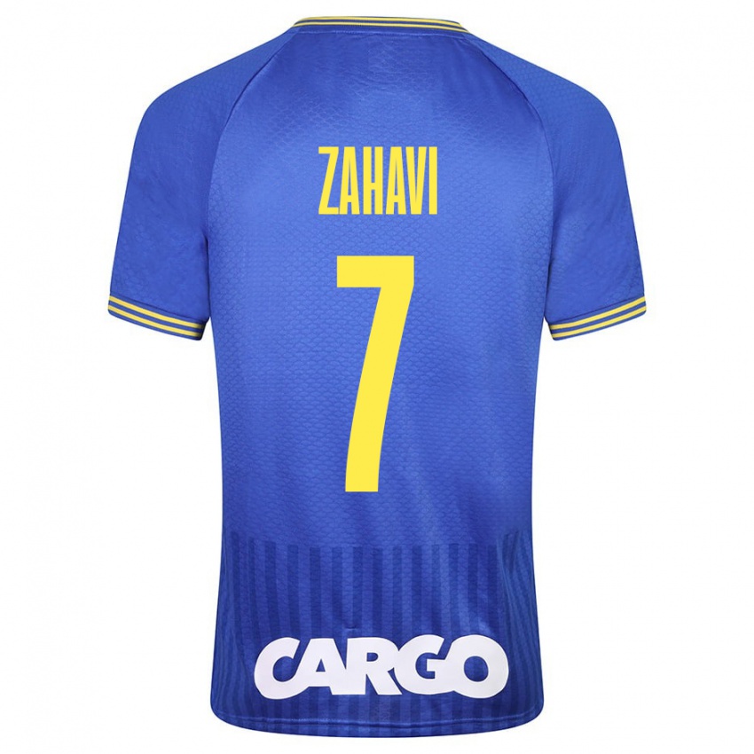 Kinder Eran Zahavi #7 Weiß Auswärtstrikot Trikot 2024/25 T-Shirt Österreich