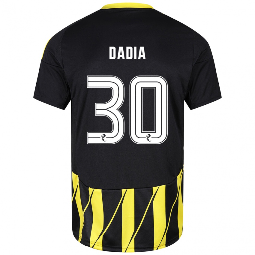 Kinder Or Dadia #30 Schwarz Gelb Auswärtstrikot Trikot 2024/25 T-Shirt Österreich