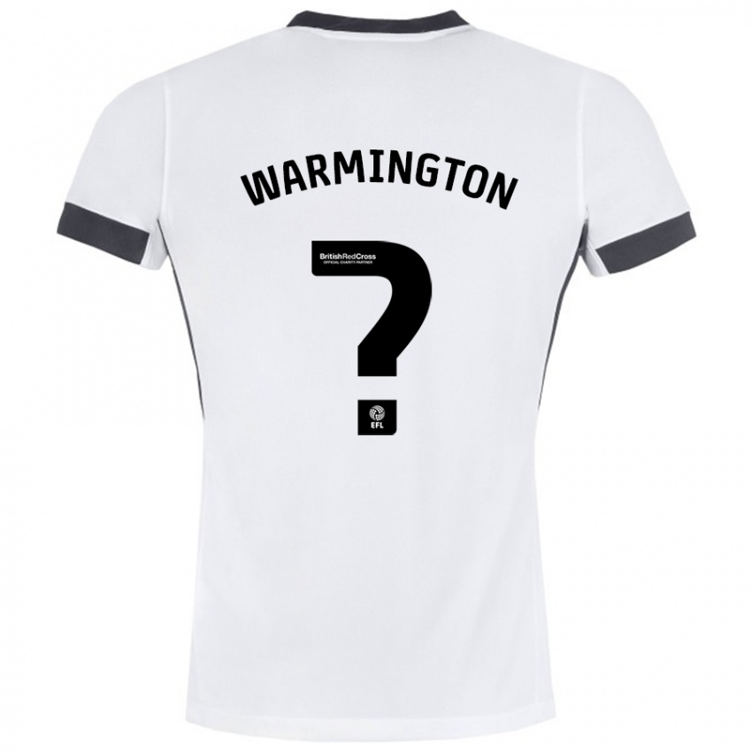 Kinder Tyrese Warmington #0 Weiß Schwarz Auswärtstrikot Trikot 2024/25 T-Shirt Österreich