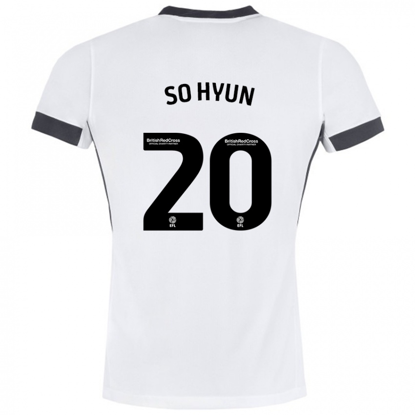 Kinder Cho So-Hyun #20 Weiß Schwarz Auswärtstrikot Trikot 2024/25 T-Shirt Österreich