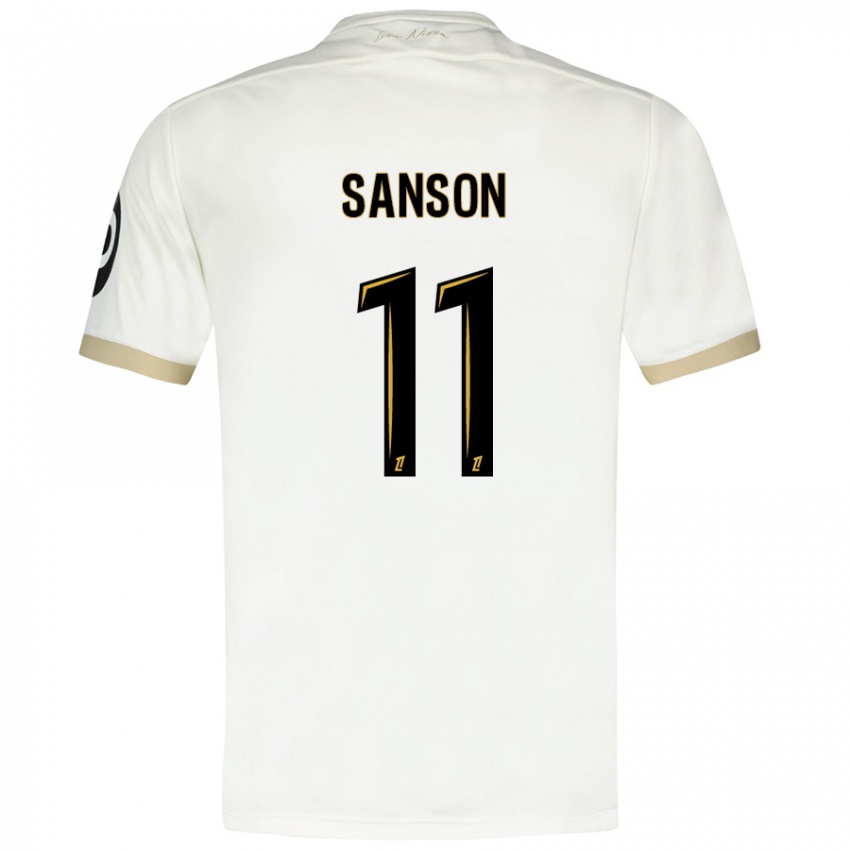 Kinder Morgan Sanson #11 Weißgold Auswärtstrikot Trikot 2024/25 T-Shirt Österreich