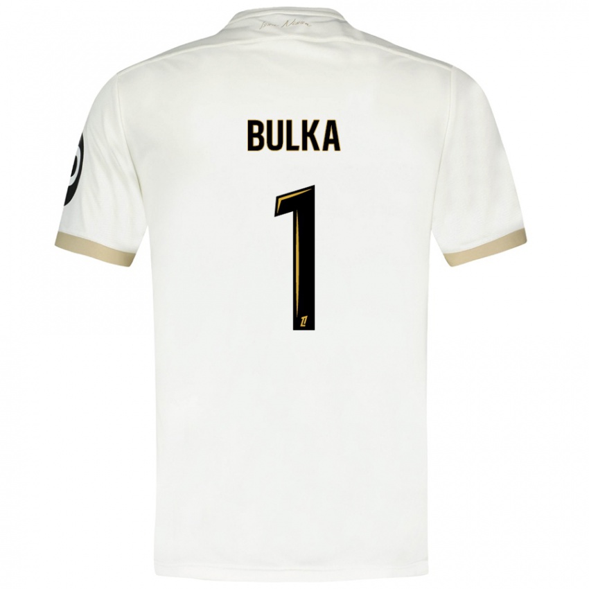 Kinder Marcin Bulka #1 Weißgold Auswärtstrikot Trikot 2024/25 T-Shirt Österreich