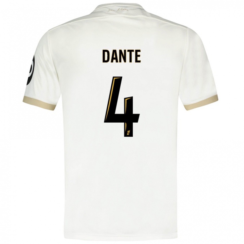 Kinder Dante #4 Weißgold Auswärtstrikot Trikot 2024/25 T-Shirt Österreich