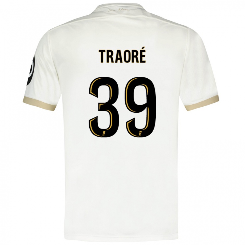 Kinder Daouda Traoré #39 Weißgold Auswärtstrikot Trikot 2024/25 T-Shirt Österreich