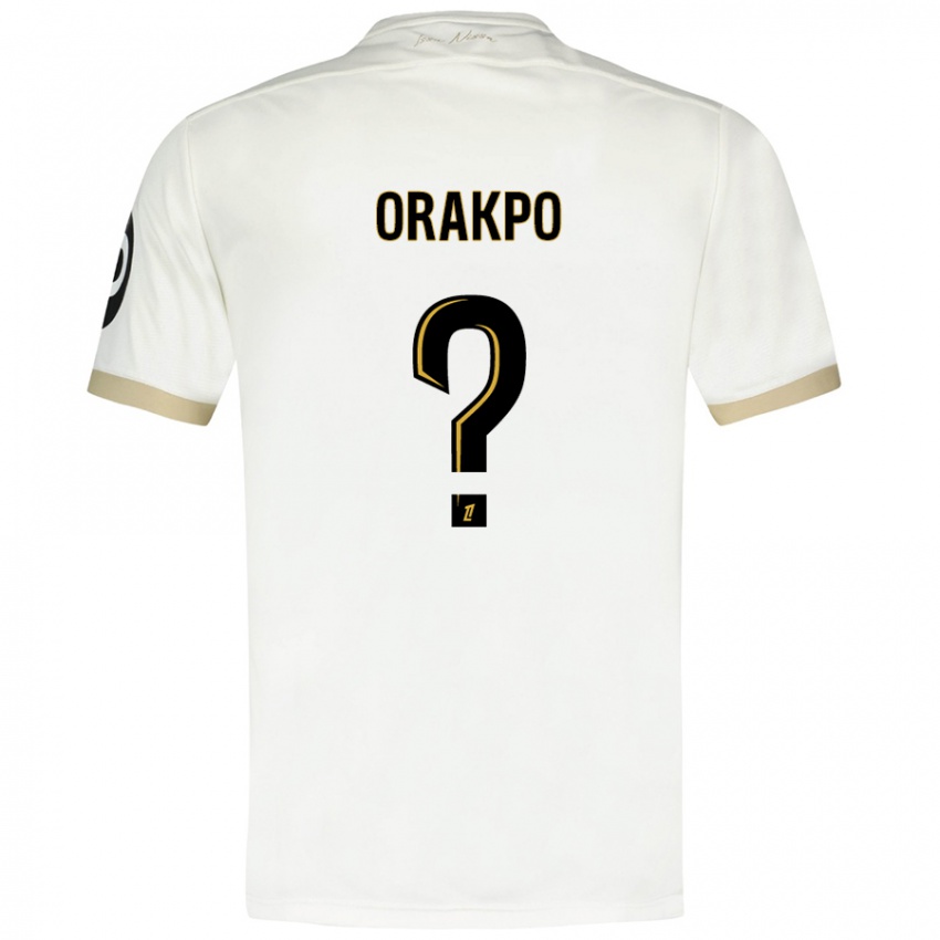 Kinder Victor Orakpo #0 Weißgold Auswärtstrikot Trikot 2024/25 T-Shirt Österreich