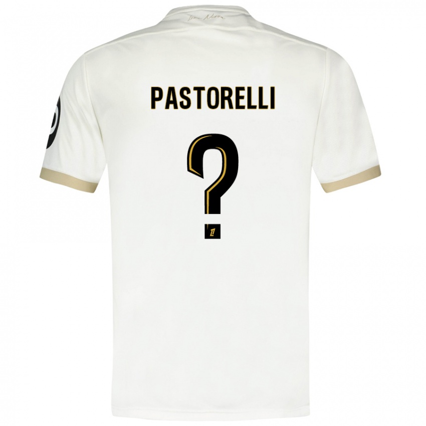 Kinder Julien Pastorelli #0 Weißgold Auswärtstrikot Trikot 2024/25 T-Shirt Österreich