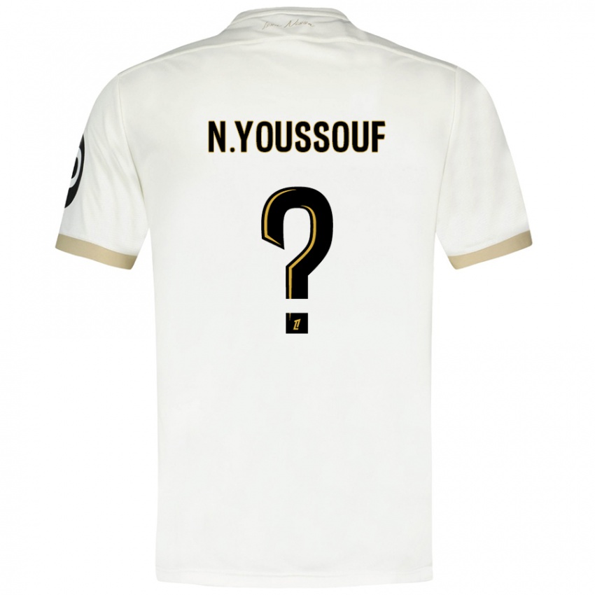 Kinder Naké Youssouf #0 Weißgold Auswärtstrikot Trikot 2024/25 T-Shirt Österreich