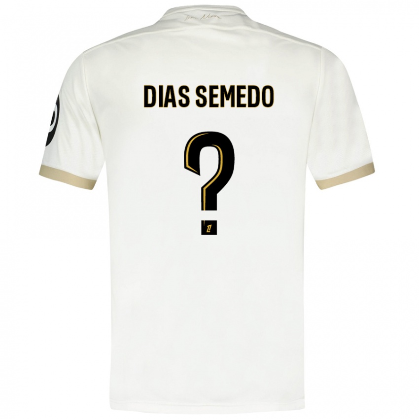 Kinder Samuel Dias Semedo #0 Weißgold Auswärtstrikot Trikot 2024/25 T-Shirt Österreich