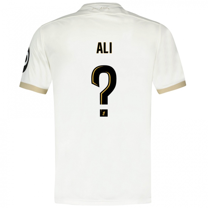 Kinder Kéfren Ali #0 Weißgold Auswärtstrikot Trikot 2024/25 T-Shirt Österreich