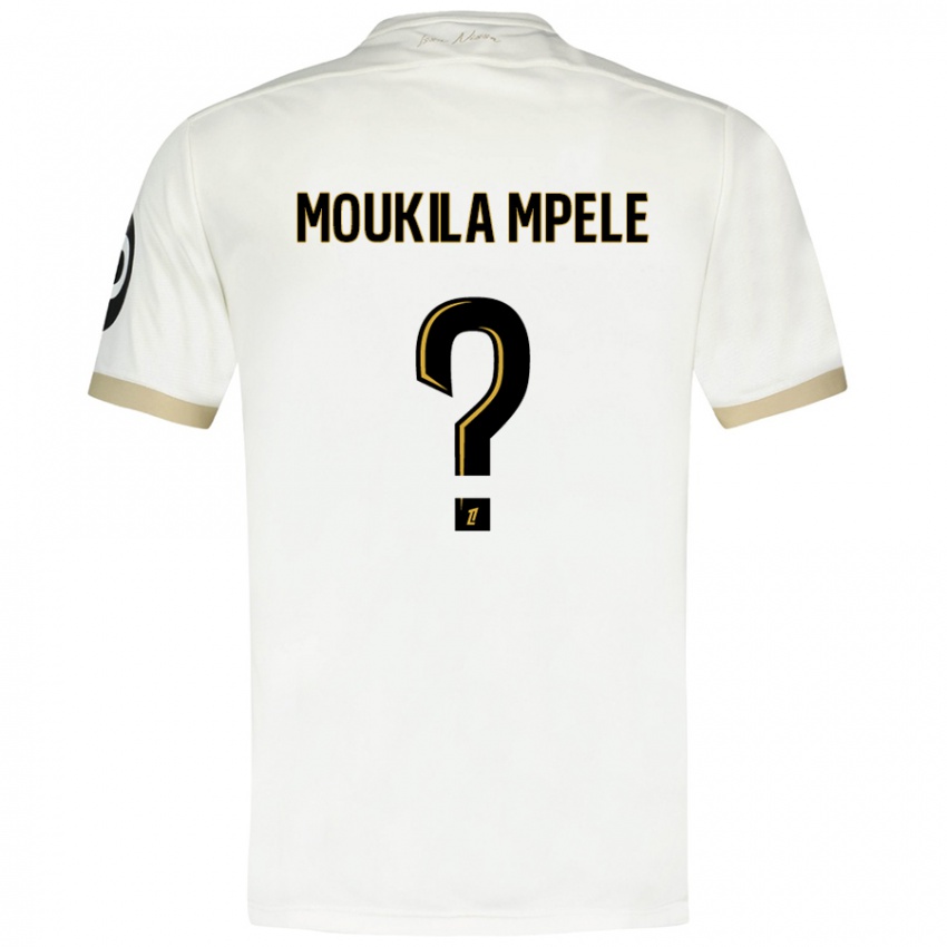 Kinder Beny Moukila Mpele #0 Weißgold Auswärtstrikot Trikot 2024/25 T-Shirt Österreich