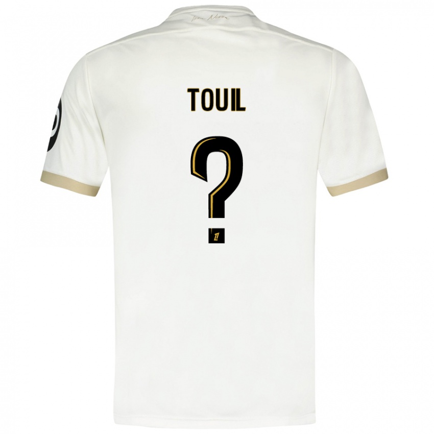 Kinder Yanis Touil #0 Weißgold Auswärtstrikot Trikot 2024/25 T-Shirt Österreich