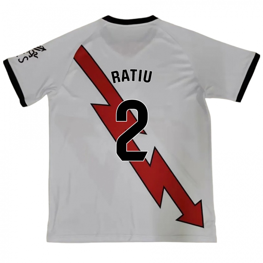 Kinder Andrei Rațiu #2 Rot Auswärtstrikot Trikot 2024/25 T-Shirt Österreich