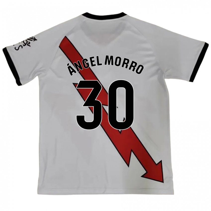 Kinder Miguel Ángel Morro #30 Rot Auswärtstrikot Trikot 2024/25 T-Shirt Österreich