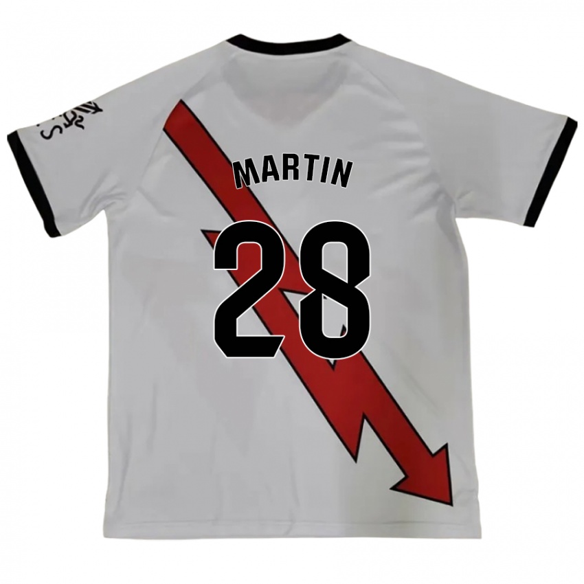 Kinder Pablo Martín #28 Rot Auswärtstrikot Trikot 2024/25 T-Shirt Österreich