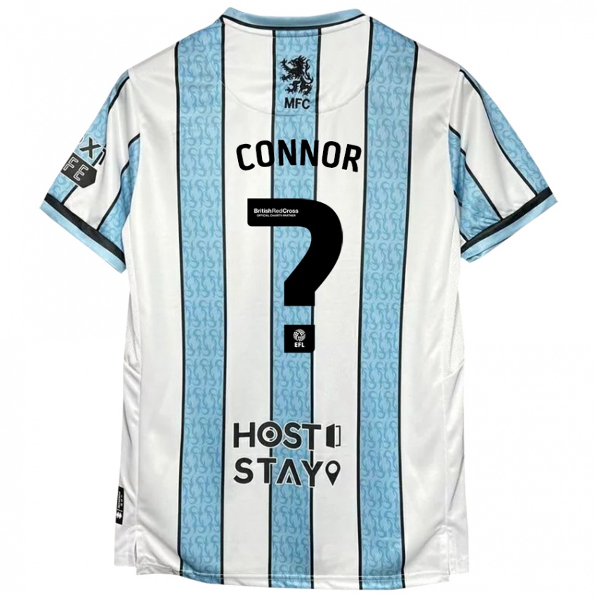 Kinder Shea Connor #0 Weiß Blau Auswärtstrikot Trikot 2024/25 T-Shirt Österreich