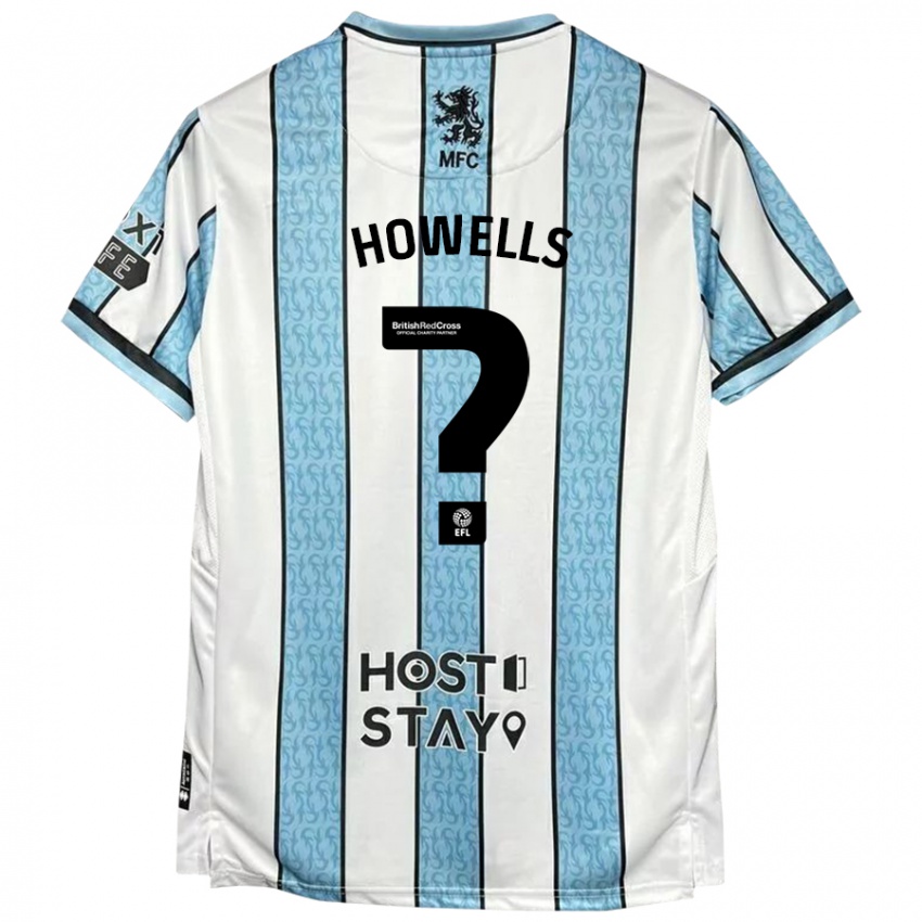 Kinder Max Howells #0 Weiß Blau Auswärtstrikot Trikot 2024/25 T-Shirt Österreich