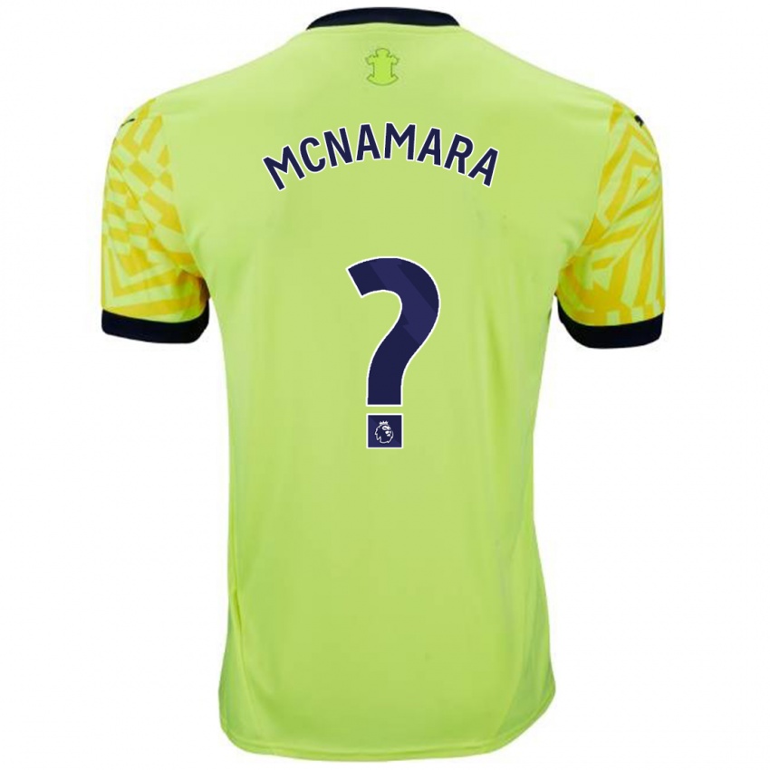 Kinder Josh Mcnamara #0 Gelb Auswärtstrikot Trikot 2024/25 T-Shirt Österreich