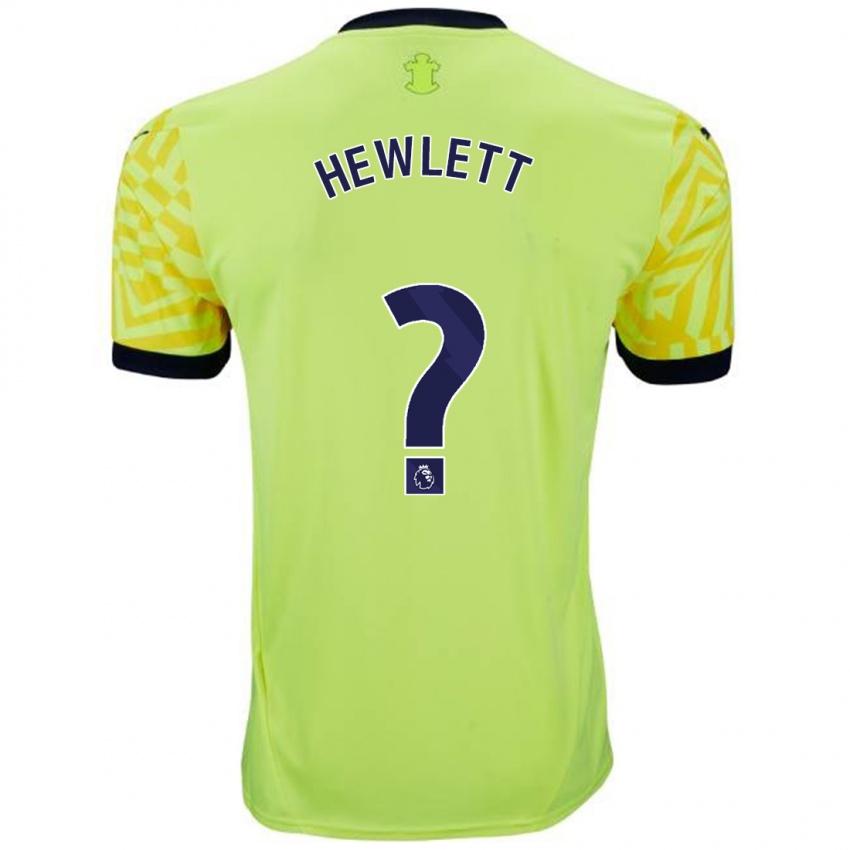 Kinder Jem Hewlett #0 Gelb Auswärtstrikot Trikot 2024/25 T-Shirt Österreich