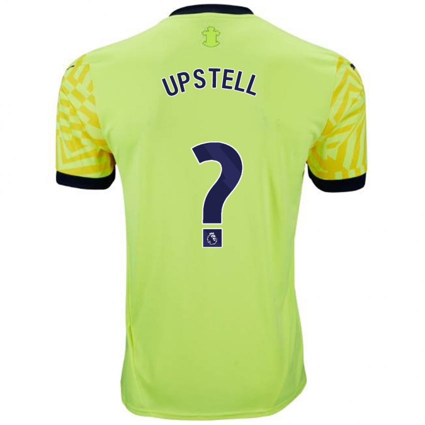 Kinder Henry Upstell #0 Gelb Auswärtstrikot Trikot 2024/25 T-Shirt Österreich