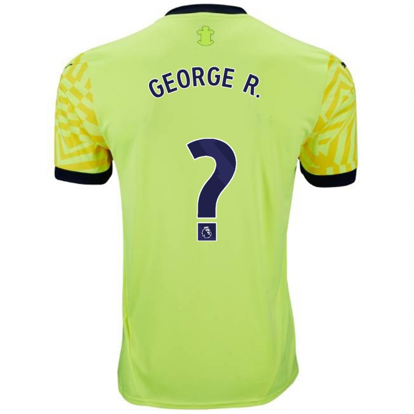 Kinder George Robinson #0 Gelb Auswärtstrikot Trikot 2024/25 T-Shirt Österreich