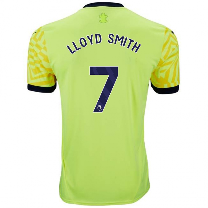 Kinder Lexi Lloyd-Smith #7 Gelb Auswärtstrikot Trikot 2024/25 T-Shirt Österreich