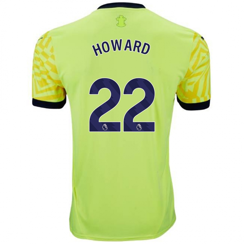 Kinder Bethany-May Howard #22 Gelb Auswärtstrikot Trikot 2024/25 T-Shirt Österreich