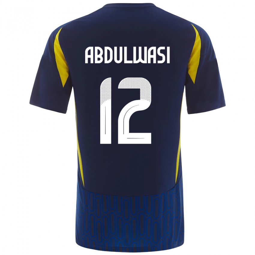 Kinder Dalal Abdulwasi #12 Blau Gelb Auswärtstrikot Trikot 2024/25 T-Shirt Österreich