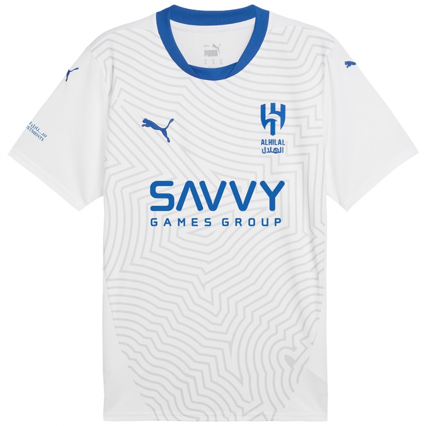 Kinder Hamad Al-Yami #88 Weiß Blau Auswärtstrikot Trikot 2024/25 T-Shirt Österreich