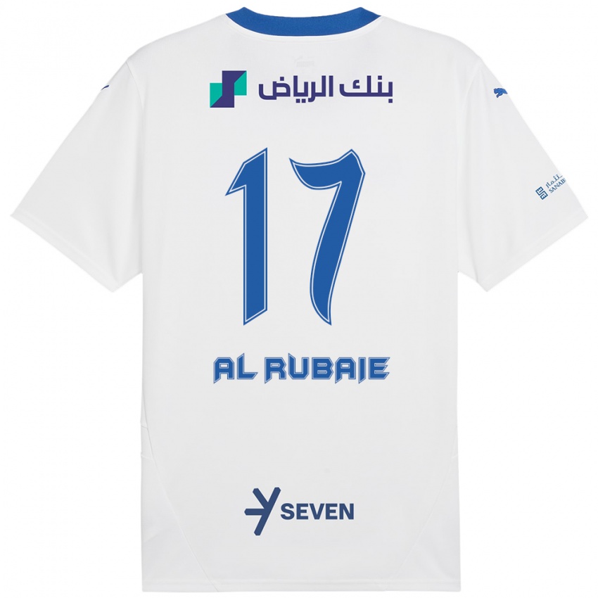 Kinder Mohammed Al-Rubaie #17 Weiß Blau Auswärtstrikot Trikot 2024/25 T-Shirt Österreich