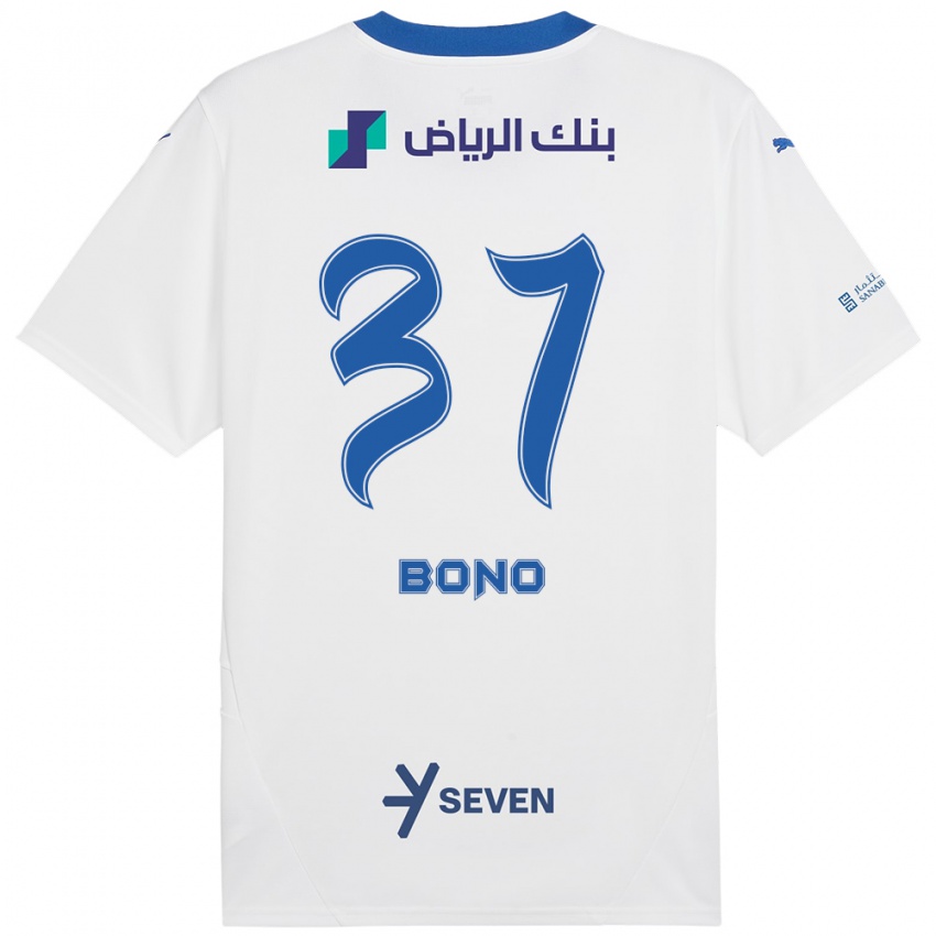 Kinder Bono #37 Weiß Blau Auswärtstrikot Trikot 2024/25 T-Shirt Österreich