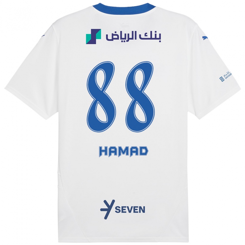 Kinder Hamad Al-Yami #88 Weiß Blau Auswärtstrikot Trikot 2024/25 T-Shirt Österreich