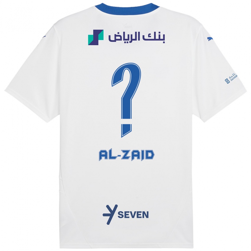 Kinder Suhayb Al-Zaid #0 Weiß Blau Auswärtstrikot Trikot 2024/25 T-Shirt Österreich