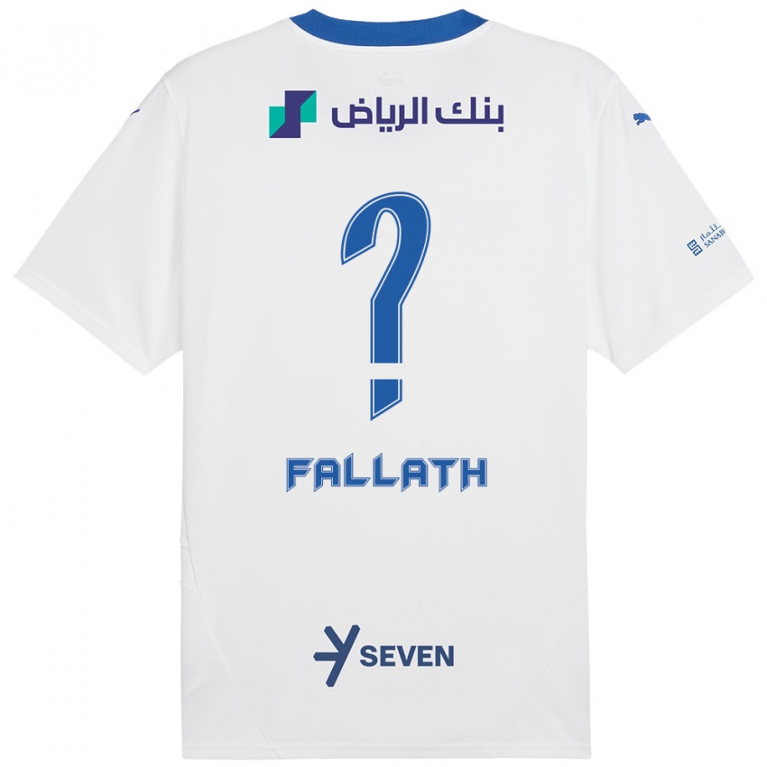 Kinder Fahad Fallath #0 Weiß Blau Auswärtstrikot Trikot 2024/25 T-Shirt Österreich