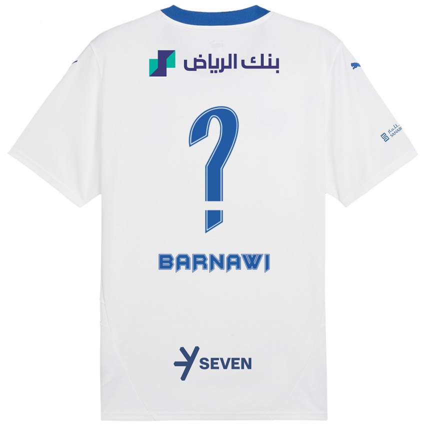 Kinder Abdulsalam Barnawi #0 Weiß Blau Auswärtstrikot Trikot 2024/25 T-Shirt Österreich