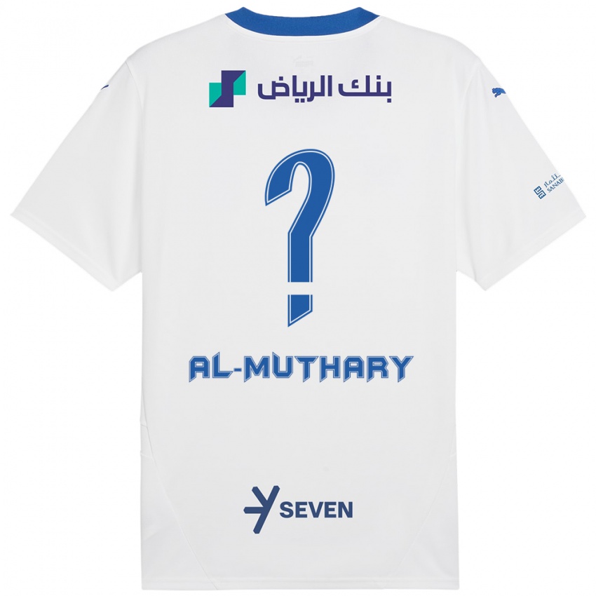 Kinder Saad Al-Muthary #0 Weiß Blau Auswärtstrikot Trikot 2024/25 T-Shirt Österreich