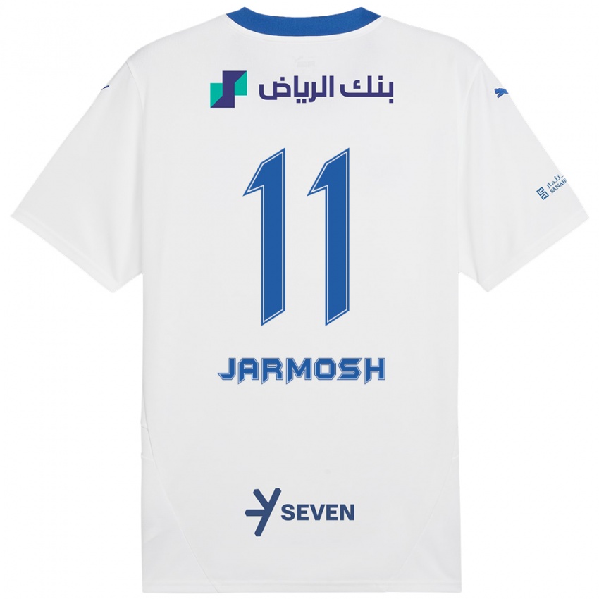 Kinder Abdulaziz Jarmosh #11 Weiß Blau Auswärtstrikot Trikot 2024/25 T-Shirt Österreich