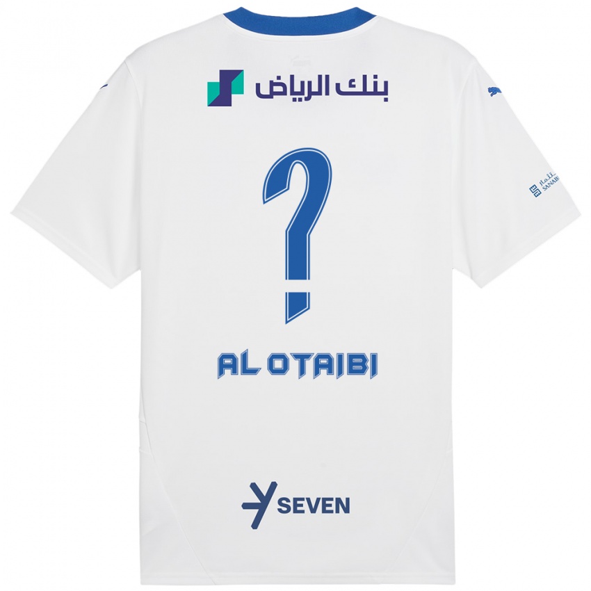 Kinder Majd Al-Otaibi #0 Weiß Blau Auswärtstrikot Trikot 2024/25 T-Shirt Österreich