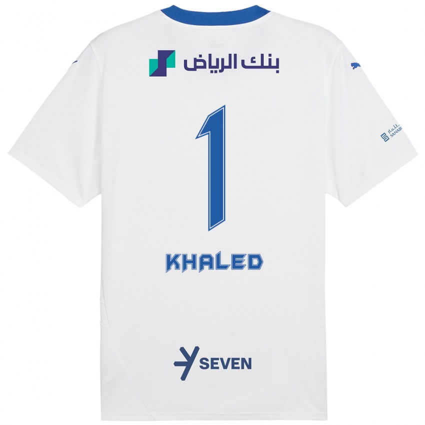 Kinder Nawal Khaled #1 Weiß Blau Auswärtstrikot Trikot 2024/25 T-Shirt Österreich