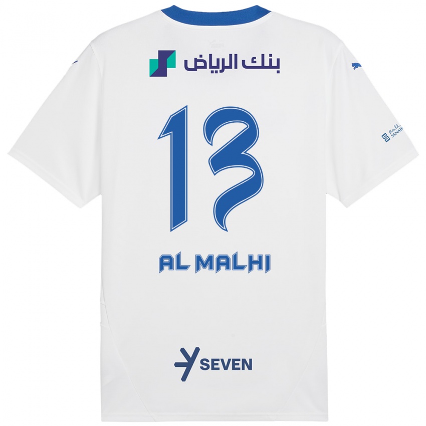 Kinder Al Muhra Al-Malhi #13 Weiß Blau Auswärtstrikot Trikot 2024/25 T-Shirt Österreich