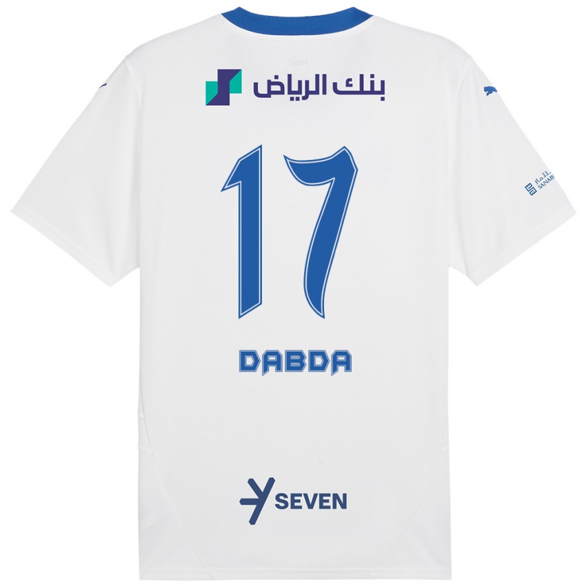 Kinder Claudia Dabda #17 Weiß Blau Auswärtstrikot Trikot 2024/25 T-Shirt Österreich