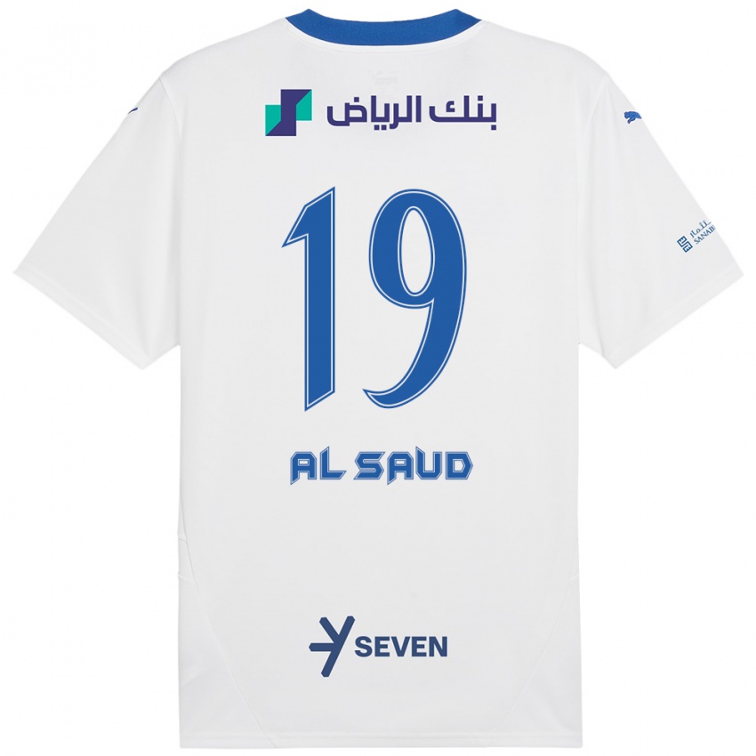 Kinder Manal Al Saud #19 Weiß Blau Auswärtstrikot Trikot 2024/25 T-Shirt Österreich