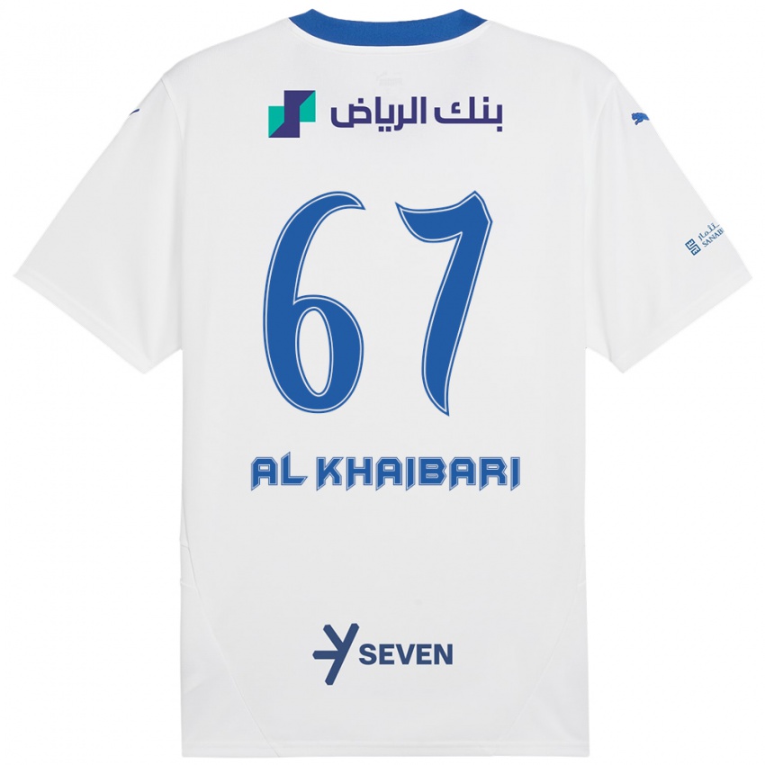 Kinder Mohammed Al-Khaibari #67 Weiß Blau Auswärtstrikot Trikot 2024/25 T-Shirt Österreich