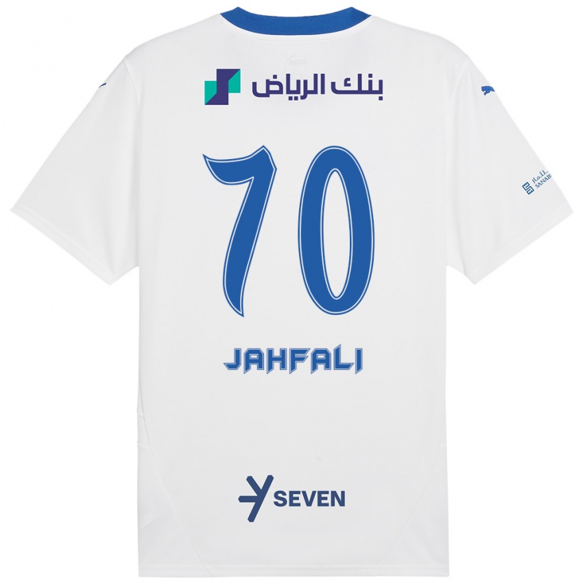 Kinder Mohammed Jahfali #70 Weiß Blau Auswärtstrikot Trikot 2024/25 T-Shirt Österreich