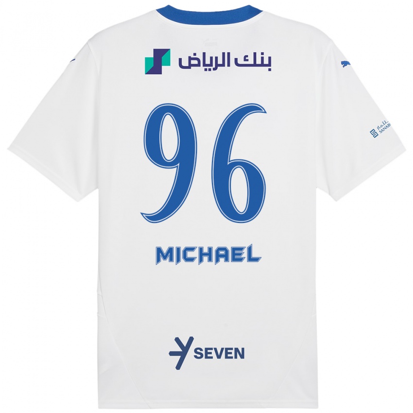 Kinder Michael #96 Weiß Blau Auswärtstrikot Trikot 2024/25 T-Shirt Österreich